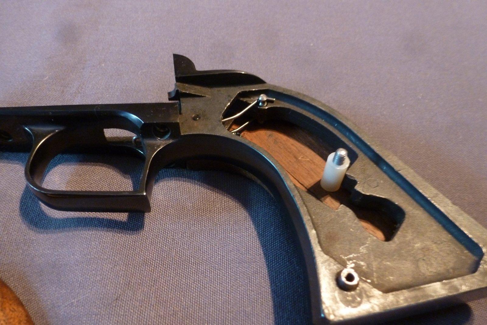 Ruger grip spacer installed.JPG