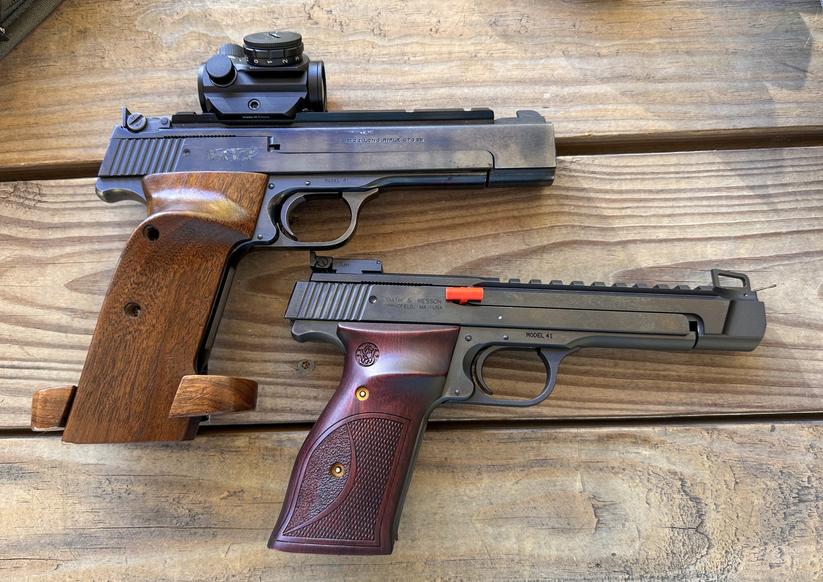 SmithAndWessonModel41OldAndNew.jpg