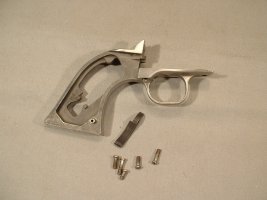 Old Army stls frame, screws and wide trigger.JPG