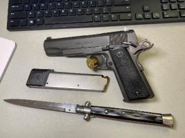 Springfield 1911A1 + Frank B Switchblade Stiletto.jpg